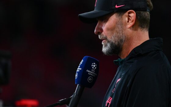 Jürgen Klopp durante un'intervista