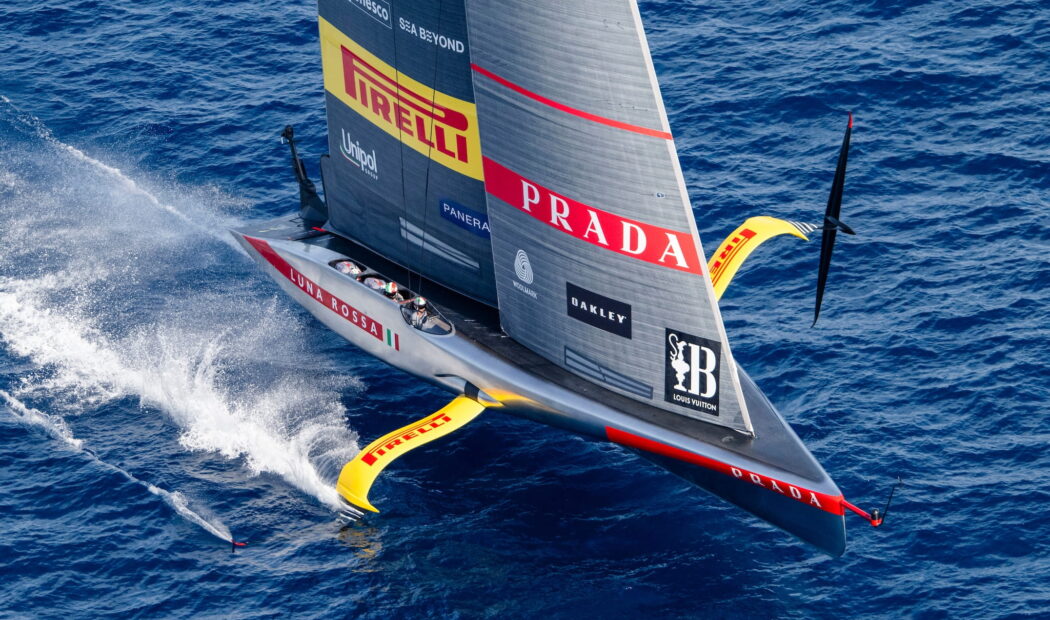 Luna Rossa in preparazione per l'America’s Cup